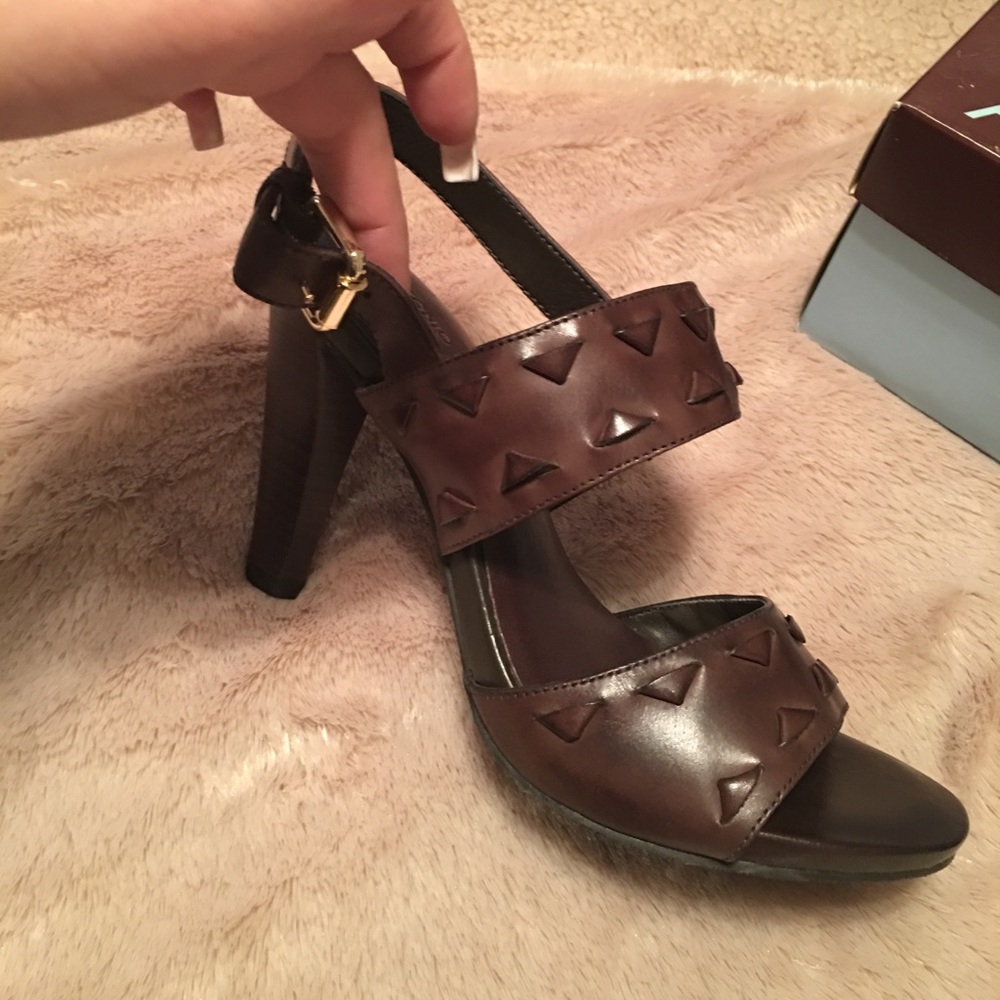 Brown heels